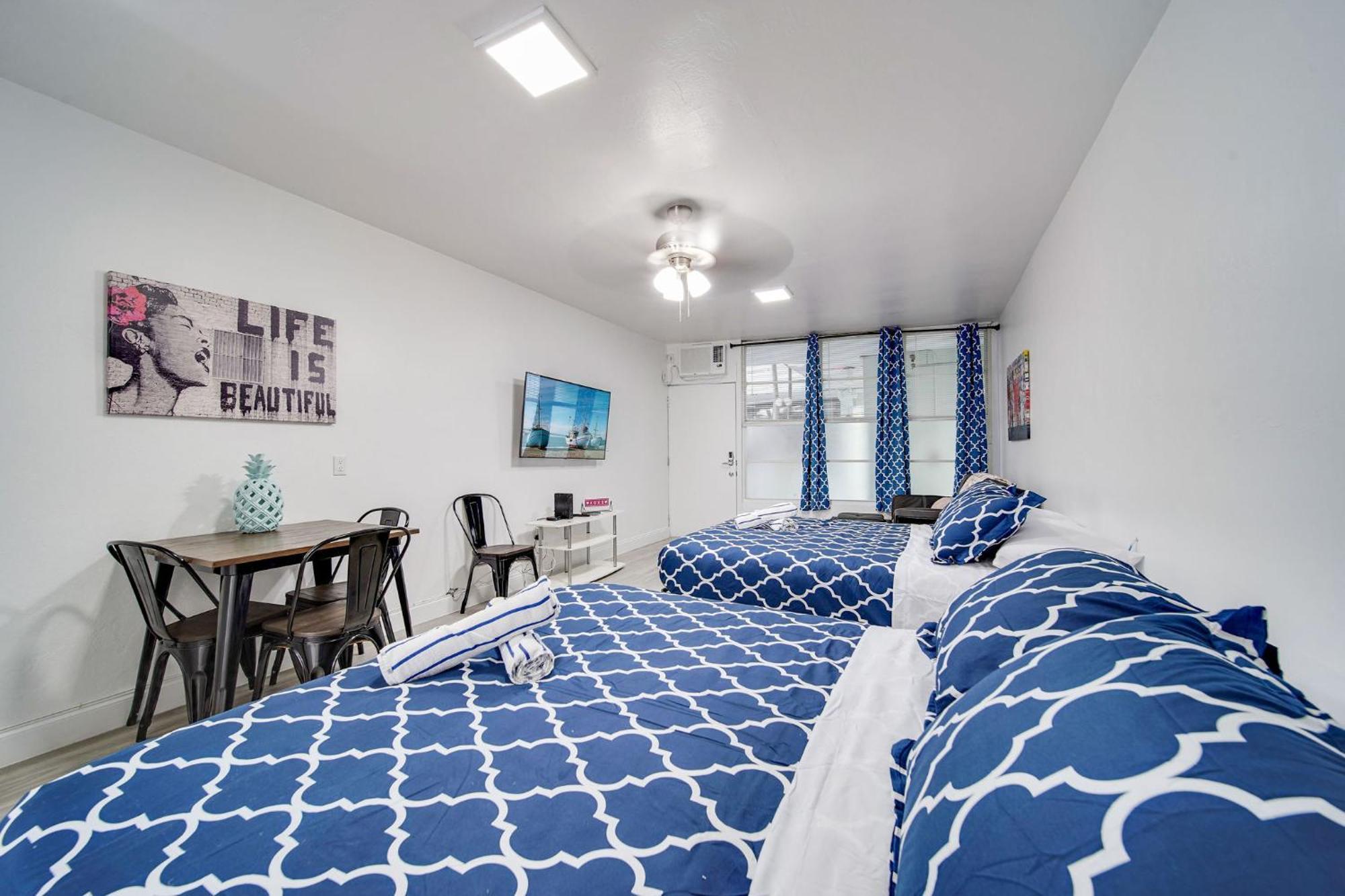 Appartement Ocean Drive Prime W/2 Queenbeds & Washer/dryer Miami Beach